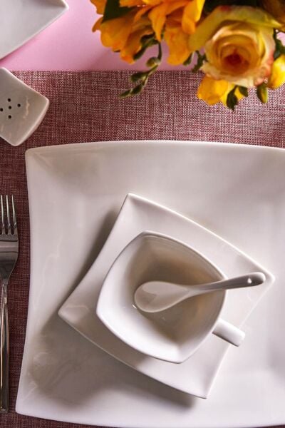 Karaca Perfect White 32 Parça 6 Kişilik Porselen Kahvaltı/servis