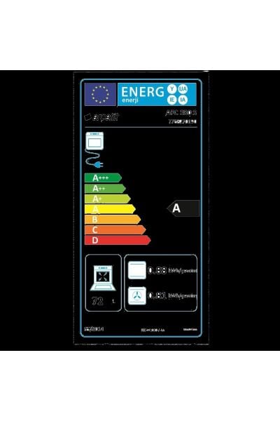 Arçelik AFC 330 S Fibona Siyah Ankastre Fırın