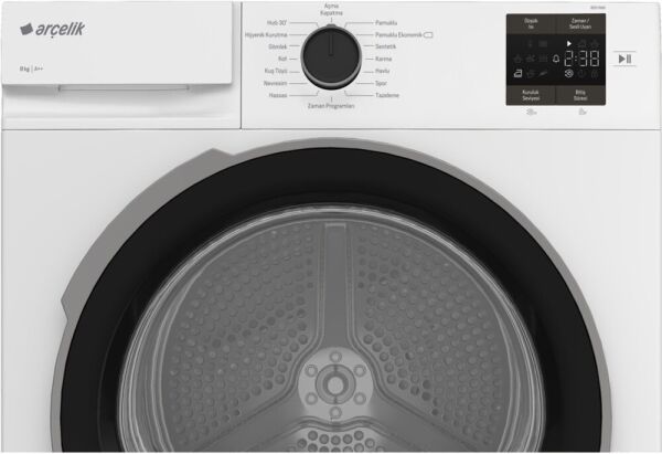 Arçelik 800 KMX 8 KG A++ Isı Pompalı Kurutma Makinesi