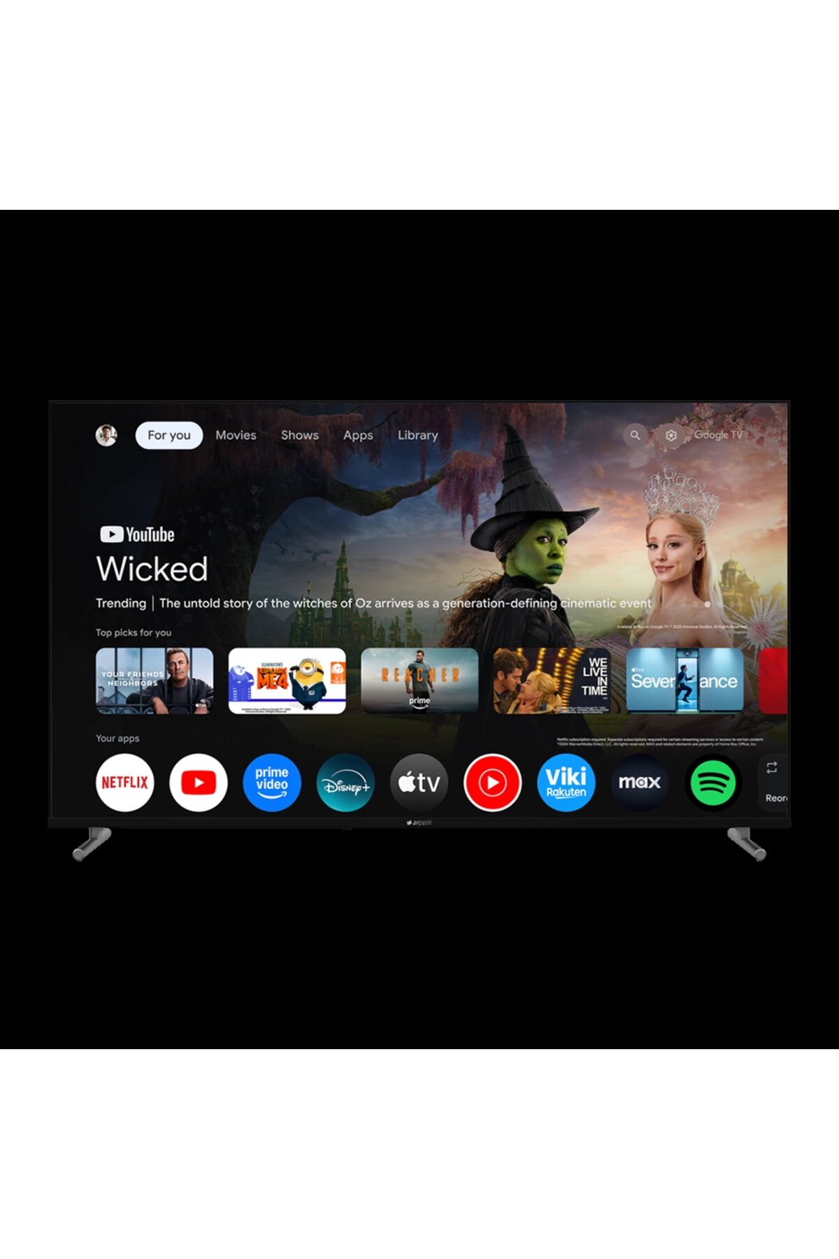 A 755 C/55'' 139 cm Google Televizyon