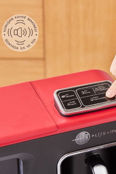 Karaca Hatır Plus Mod 5 in 1 Kırmızı Çay ve Filtre Kahve Makinesi