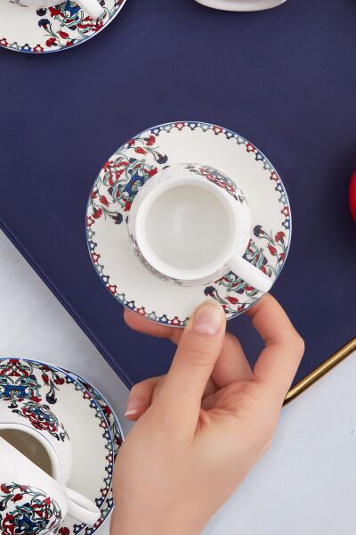 Karaca Hattat 6 Kişilik Kahve Fincanı Takımı 90 ml