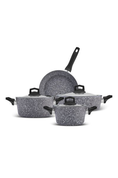 Karaca Bio Granit Ayaz 7 Parça Tencere Seti