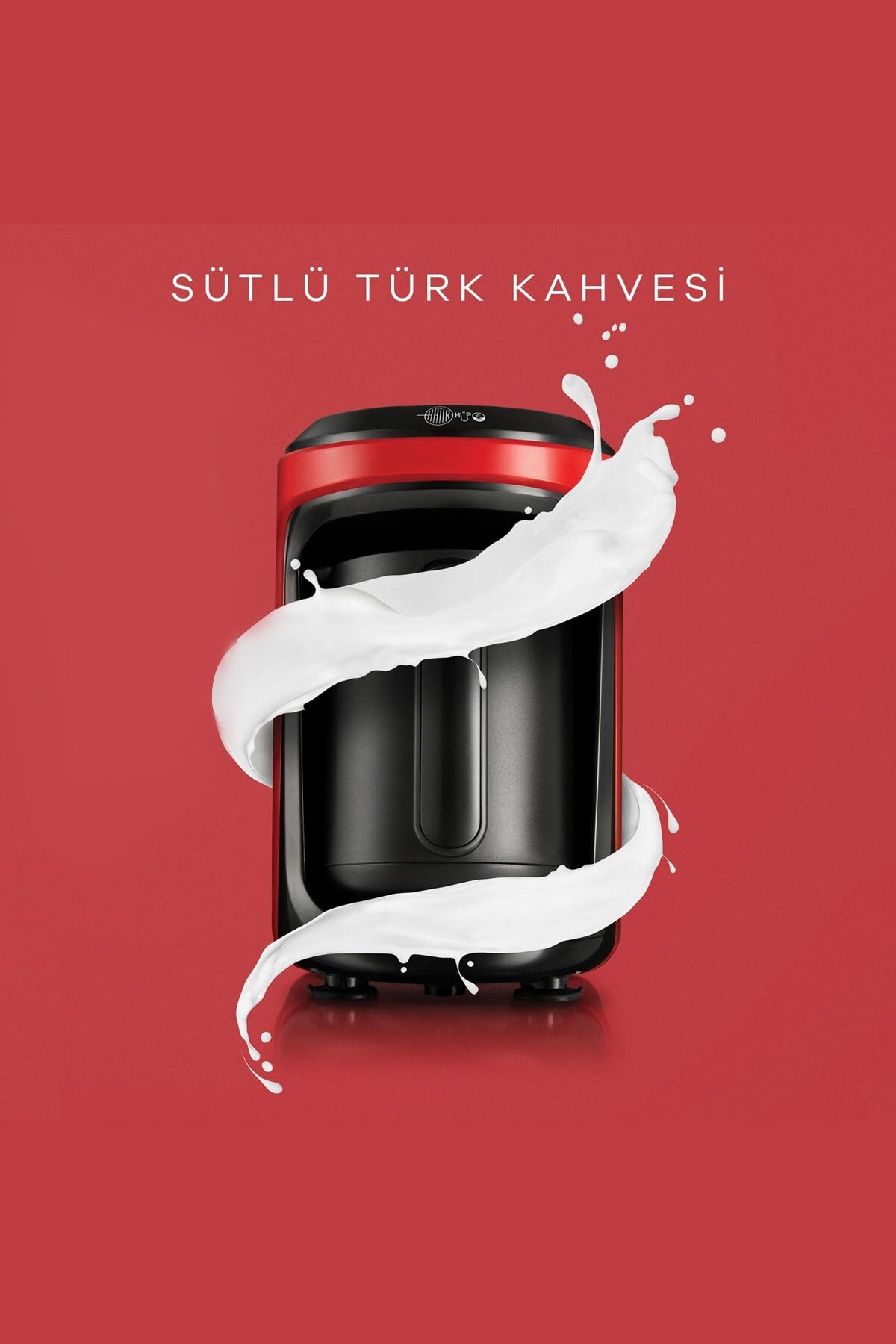 Karaca Hatır Hüps Sütlü Türk Kahve Makinesi Kırmızı