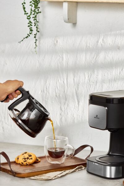 Karaca Coffee Brew Inox 2 In 1 Aroma Özellikli Filtre Kahve Ve Çay Demleme Makinesi