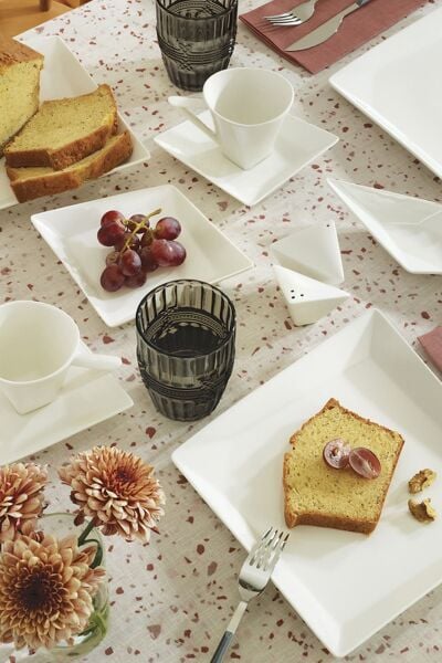 Karaca Origami 26 Parça 6 Kişilik Kare Porselen Kahvaltı/servis Takımı Kare