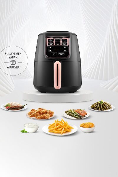 Karaca Air Pro Cook Xl 2 In 1 Konuşan Airfryer Rosegold