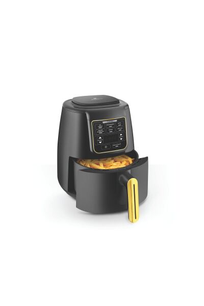 Karaca Air Pro Cook 3 in 1 XL Ev Yemeği, Közleme, Airfryer Black Gold