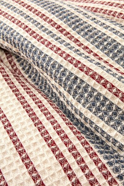 Karaca Home Flow Çizgili Tek Kişilik Waffle Pike 160x230 Cm Indigo