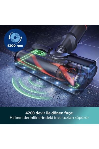 Philips 7000 Serisi XC7057/01 Islak Kuru Şarjlı Dikey Süpürge