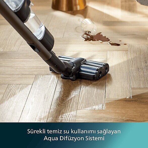 Philips Aqua Trio 9000 Seri XW9463/11 Islak & Kuru Temizlik Kablosuz Dikey Süpürge
