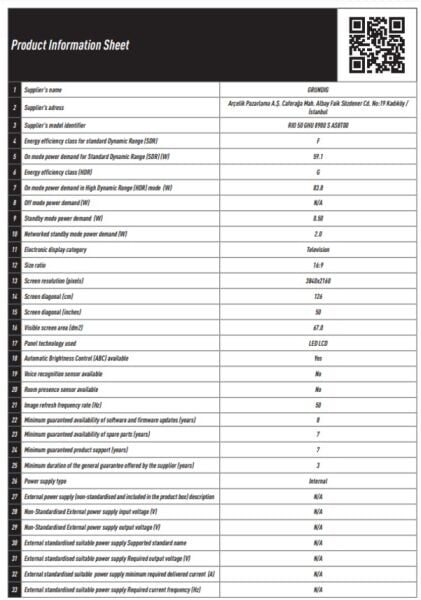 Grundig RIO 50 GHU 8900 S Ultra HD 4K LED TV