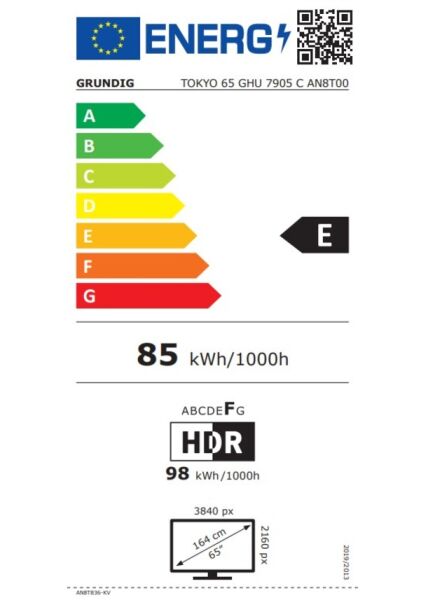 Grundig TOKYO 65 GHU 7905 C 4K Ultra HD 65'' 165 Ekran Uydu Alıcılı Android Smart LED TV