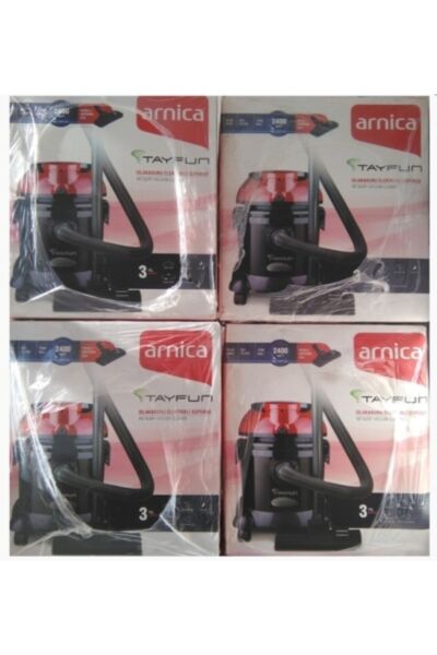 Arnica Tayfun 2400 W Islak Kuru Süpürge Kırmızı