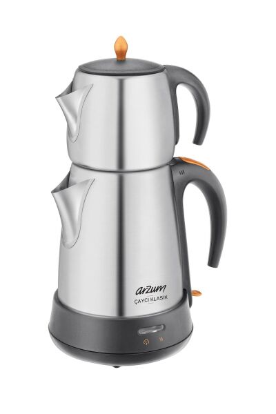 Arzum AR3004 Çaycı Klasik 1650 W Çelik Çay Makinesi