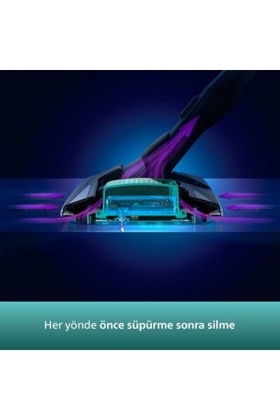 Philips XC8349/01 Aqua Plus 25.2 V Dikey Şarjlı Süpürge