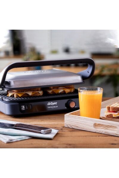 Arzum AR2001 Tostçu Delux 1800 W Granit Tost Makinesi