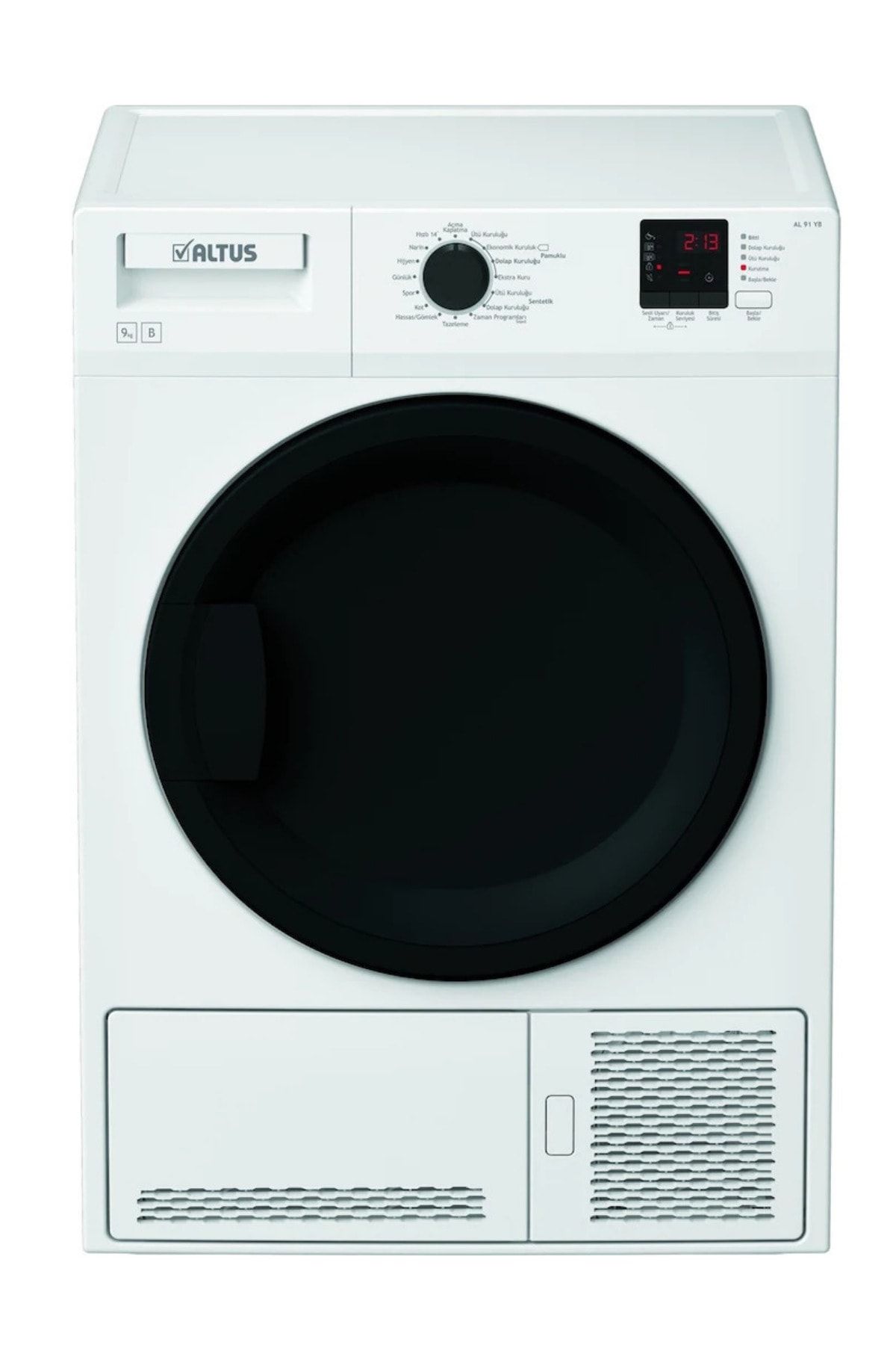 Altus AL 91 YB B Enerji 9 kg Çamaşır Kurutma Makinesi