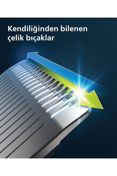 12'si 1 Arada Erkek Bakım Seti Mg5940/15-yüz/saç/vücut (ISLAK/KURU KULLANIM) 636Yseri