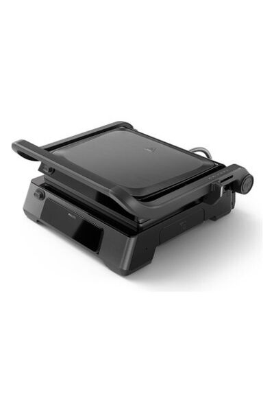 HD6307/70 7000 Serisi Izgara ve Tost Makinesi, Hassas Dijital Kontrol, Izgara için Tam Açılı