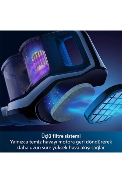Philips XC7040/01 SpeedPro Max 25.2 V Dikey Şarjlı Süpürge