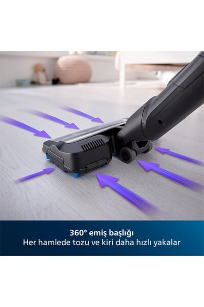 Philips XC7040/01 SpeedPro Max 25.2 V Dikey Şarjlı Süpürge