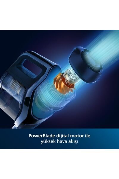 Philips SpeedPro Max XC7043/01 25.2 V Dikey Şarjlı Süpürge