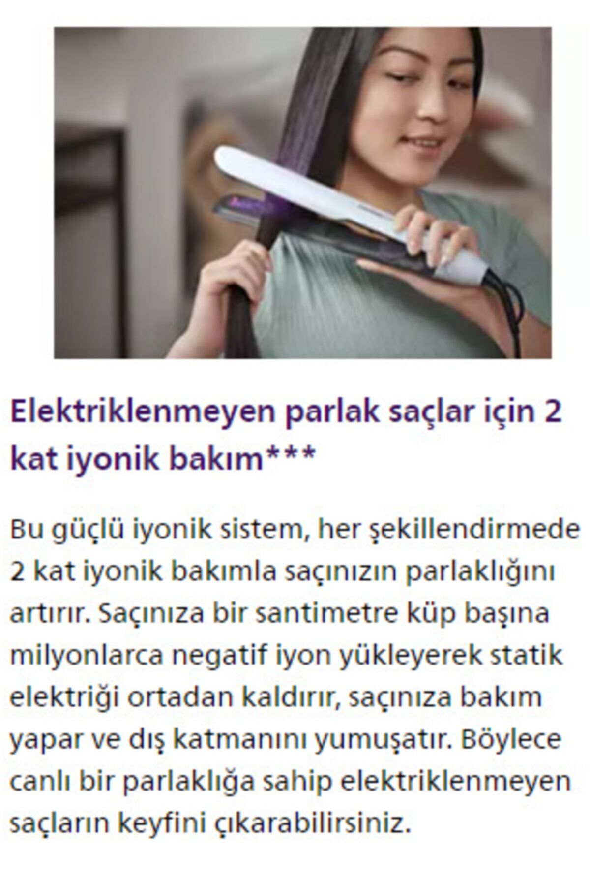 Philips 5000 Series BHS520/00 İyonlu Seramik Saç Düzleştirici